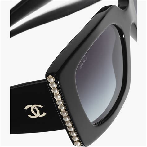 chanel square pearl and flower sunglasses|chanel sunglasses sale clearance.